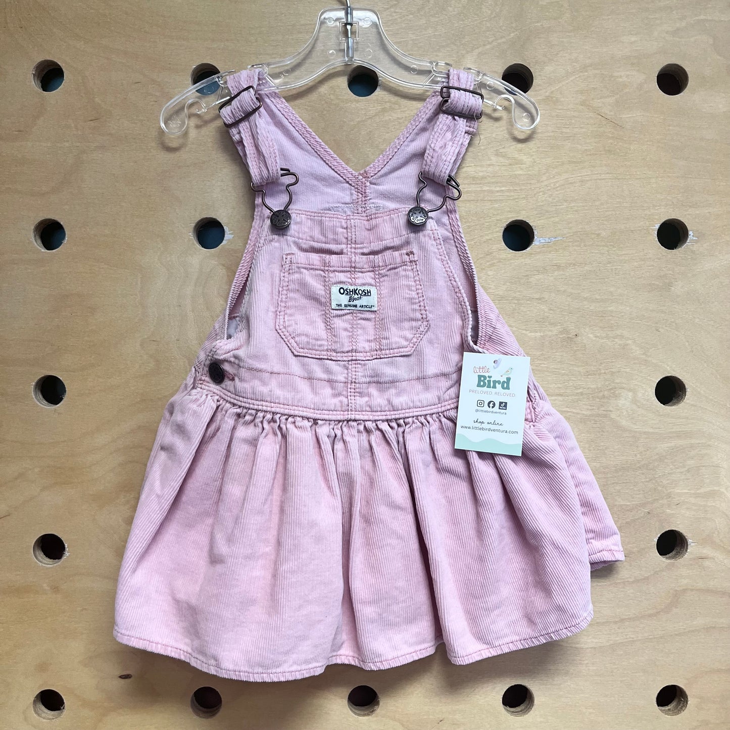 Pink Cord Skirtall