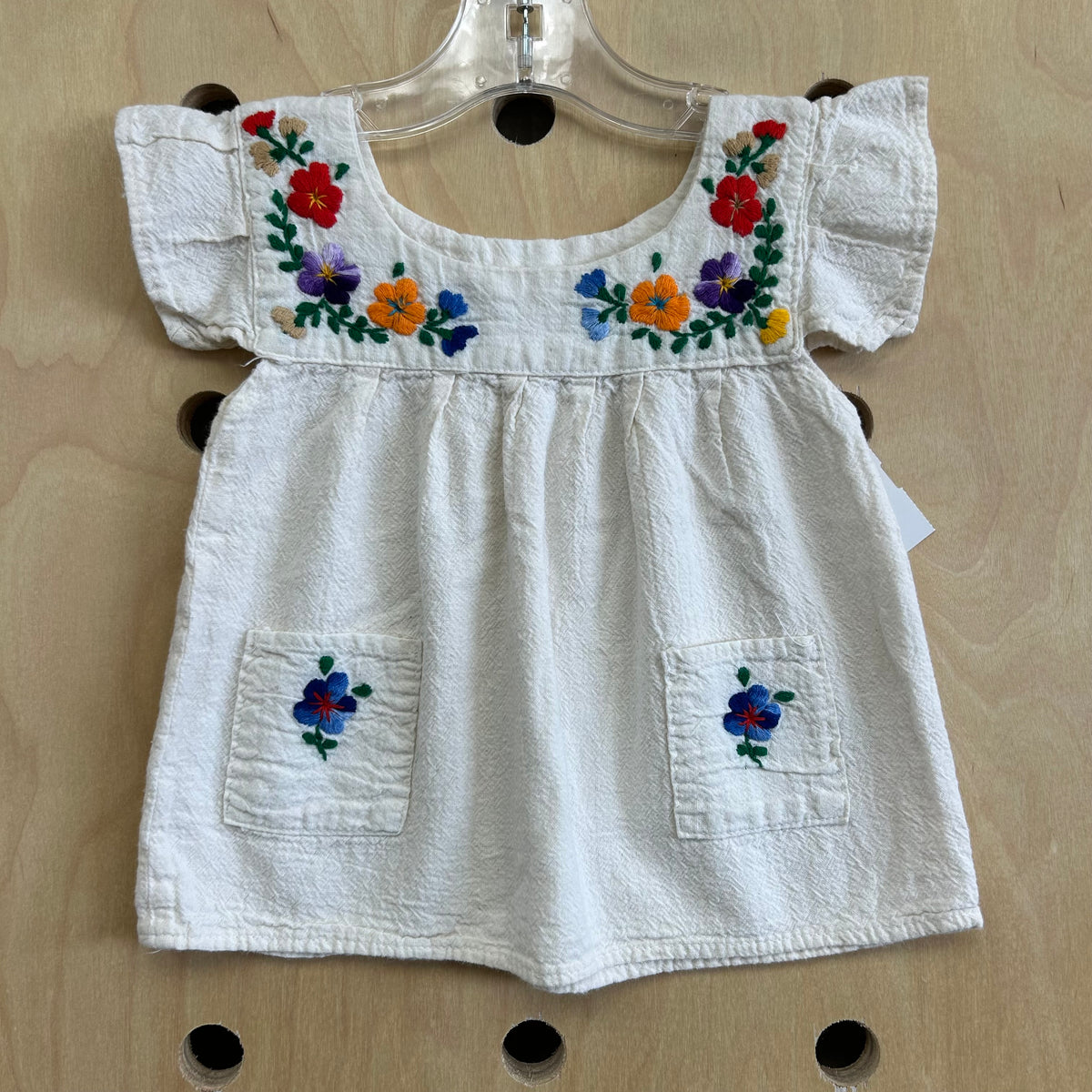 Cream Floral Top