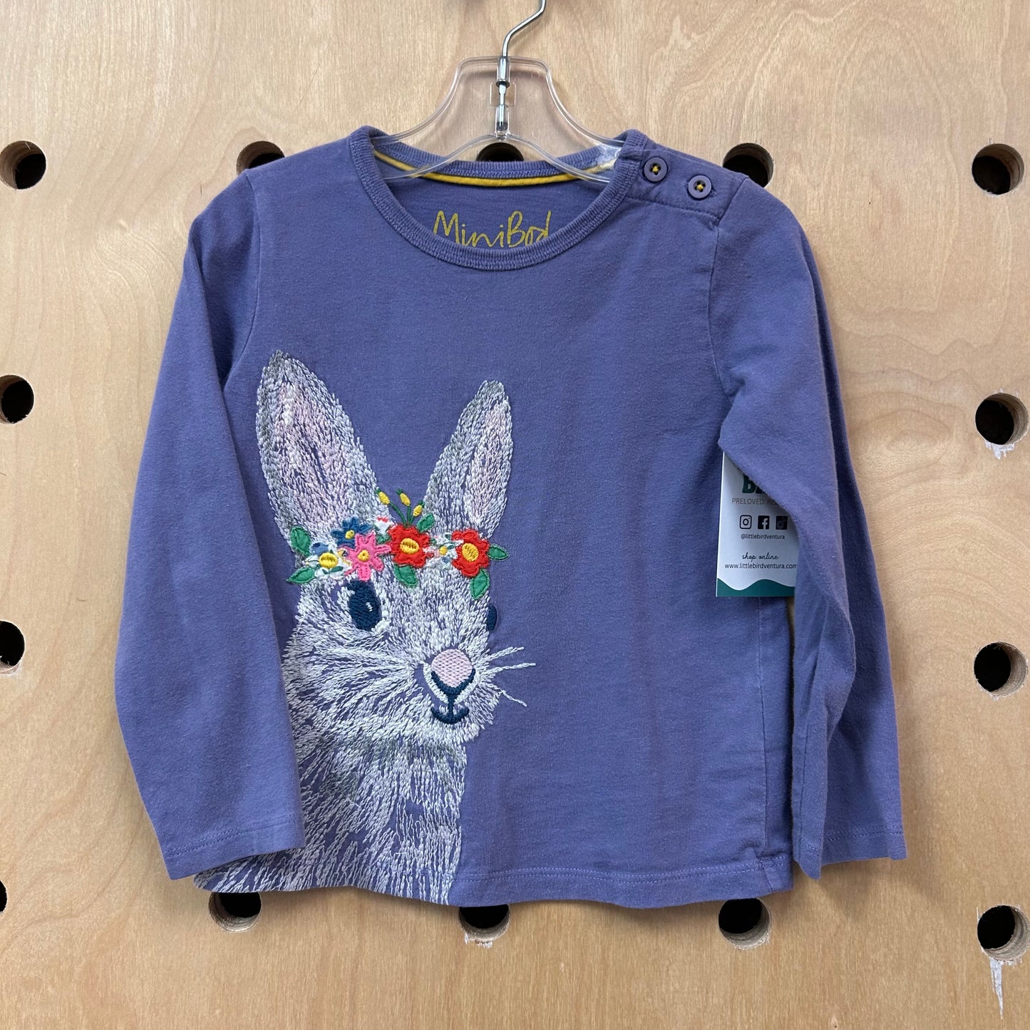 Periwinkle Bunny Long Sleeve