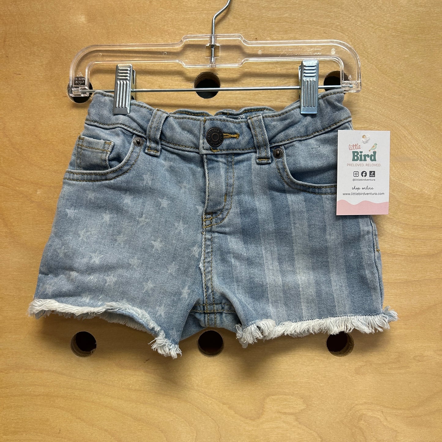 Stars & Striped Denim Shorts