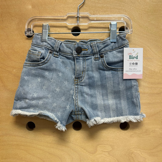 Stars & Striped Denim Shorts