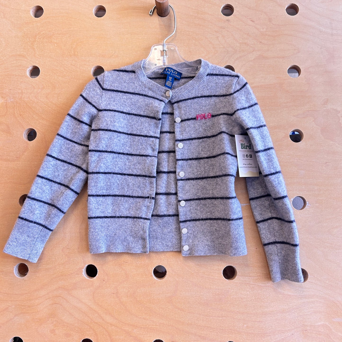 Grey Wool Cardigan