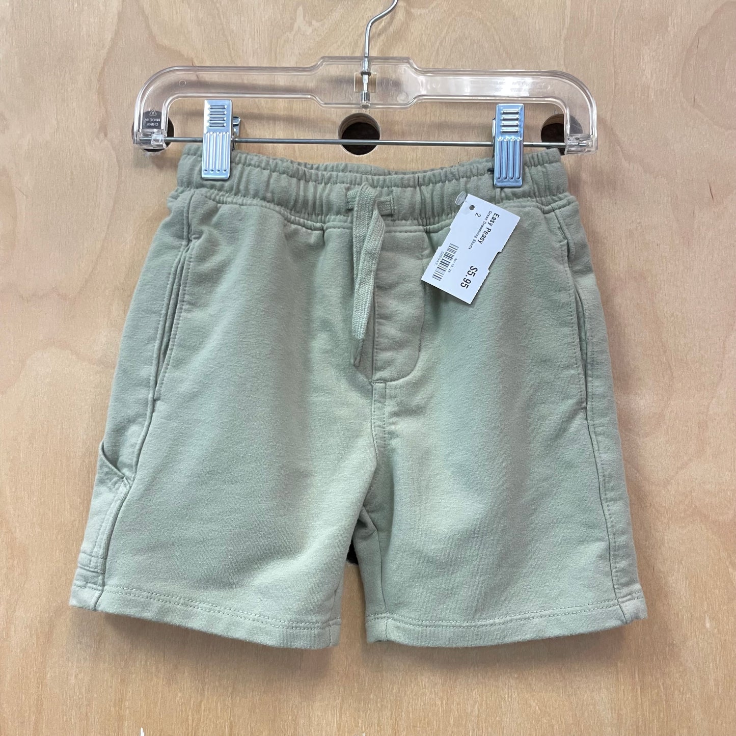Green Drawstring Shorts