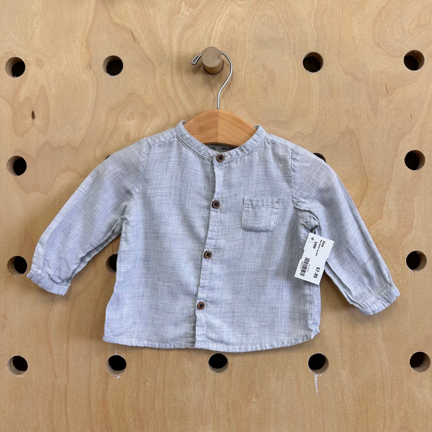 Blue Button Up Shirt