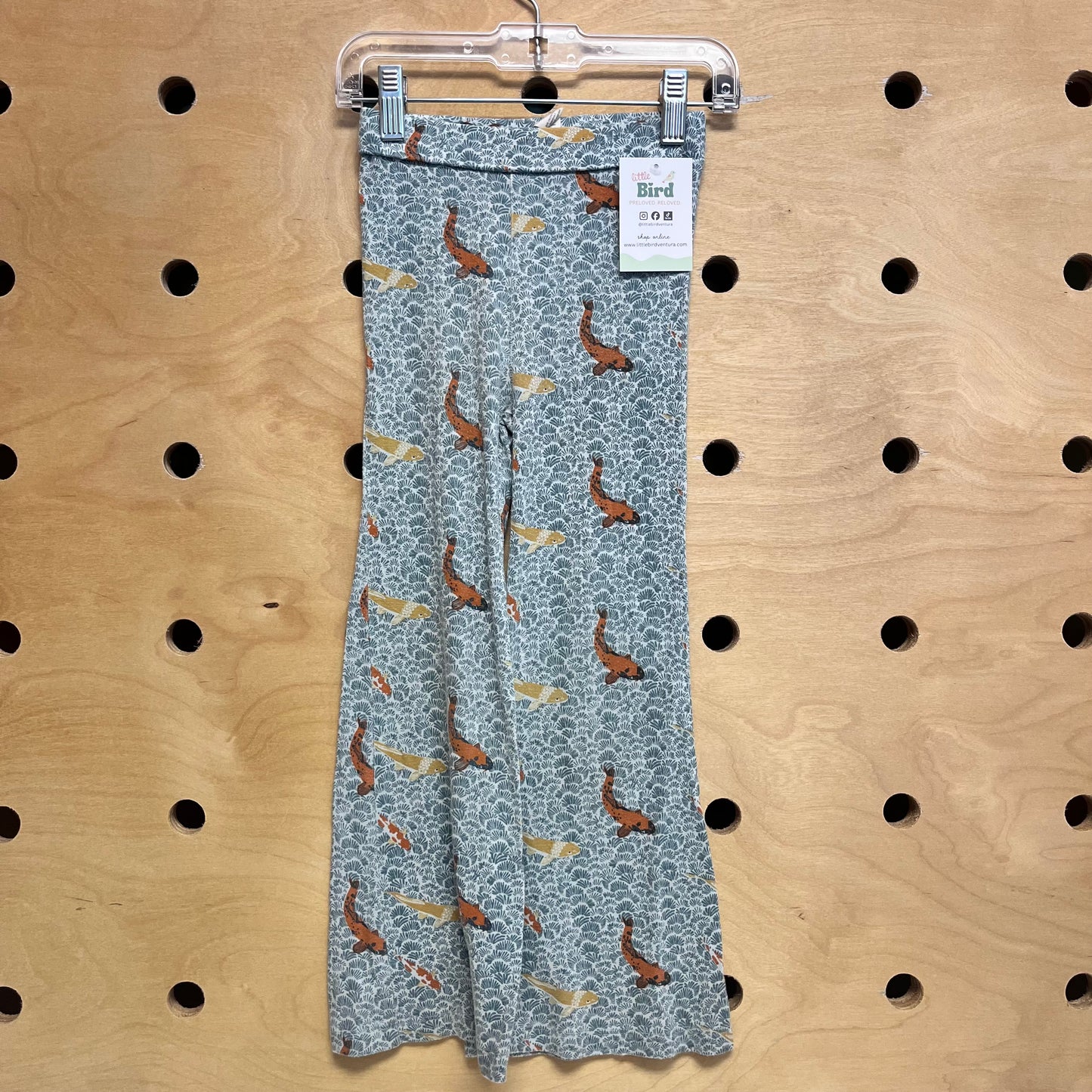 Blue Koi Fish Bamboo Leggings