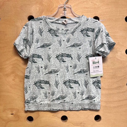 Blue Bamboo Otter Top