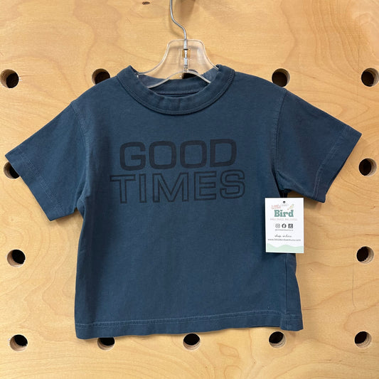 Blue 'Good Times' Tee