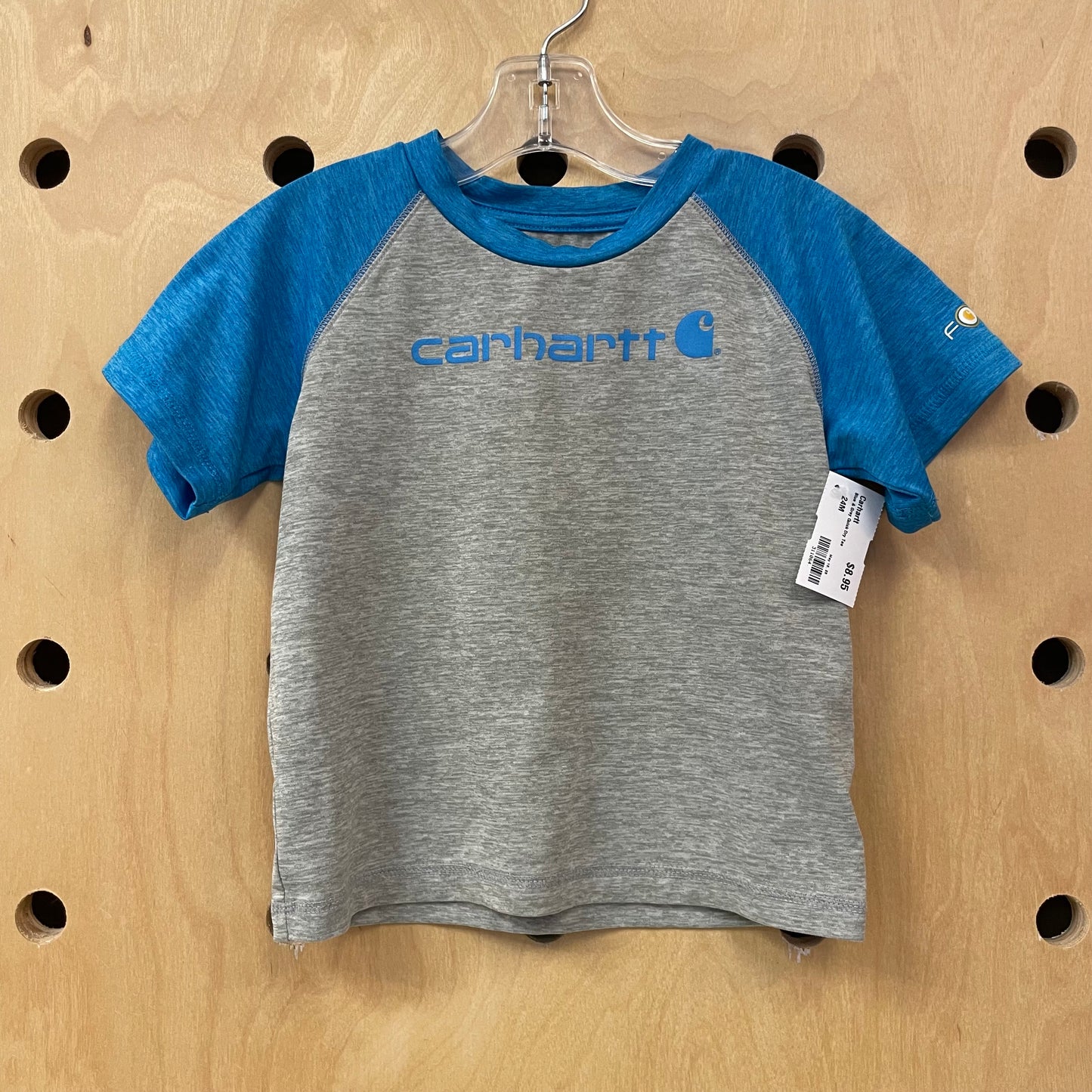 Blue & Grey Quick Dry Tee