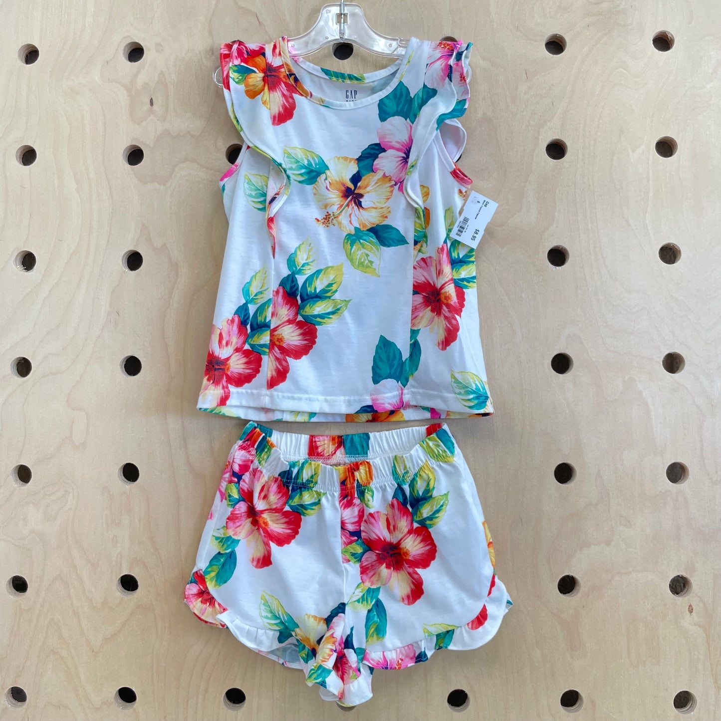 White Tropical Pajamas