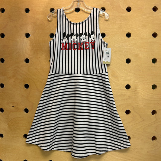 Black & White Striped Mickey Dress