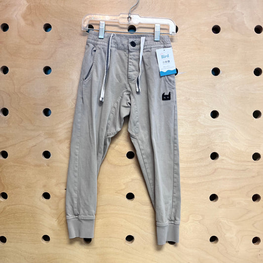 Khaki Drawstring Joggers