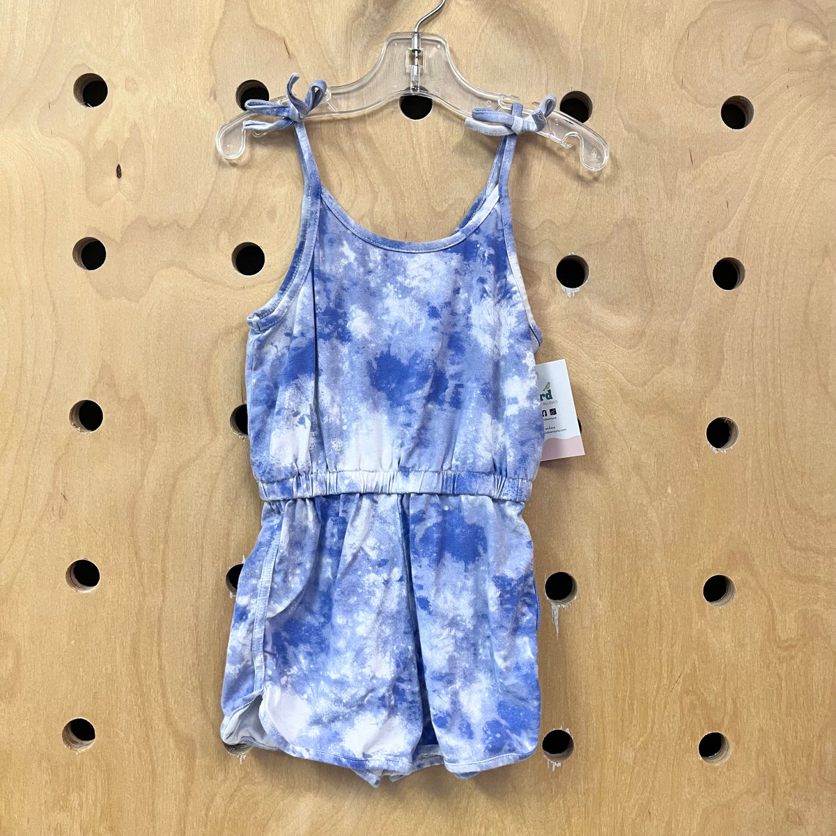 Blue Tie Dye Romper