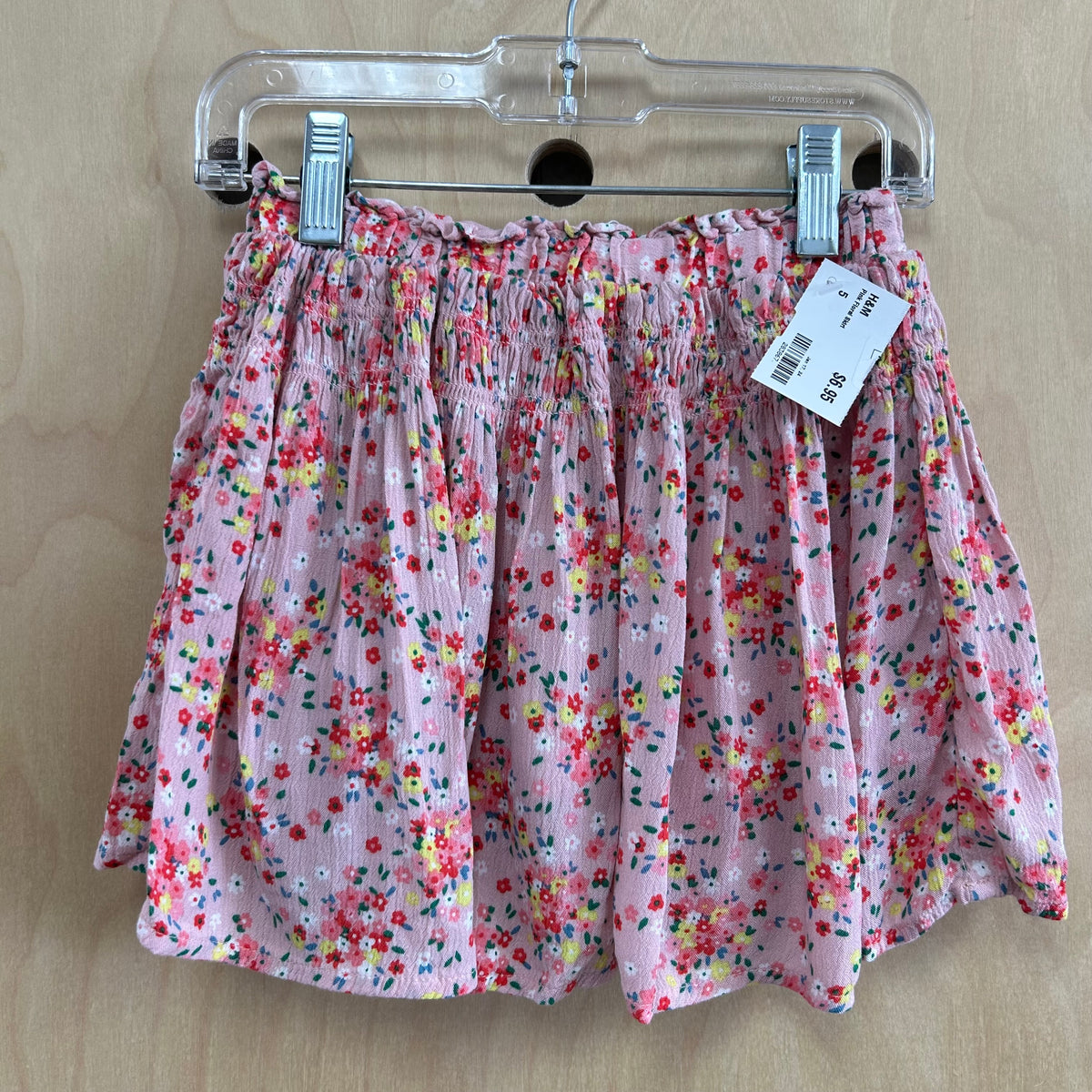 Pink Floral Skirt