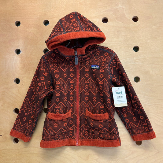 Baby Fuzzy Lop Hoody Brown/Orange