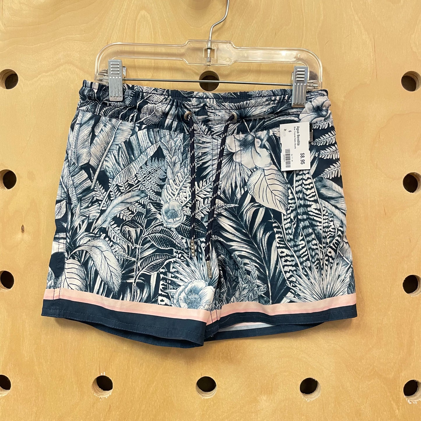 Blue Tropical Swim Shorts