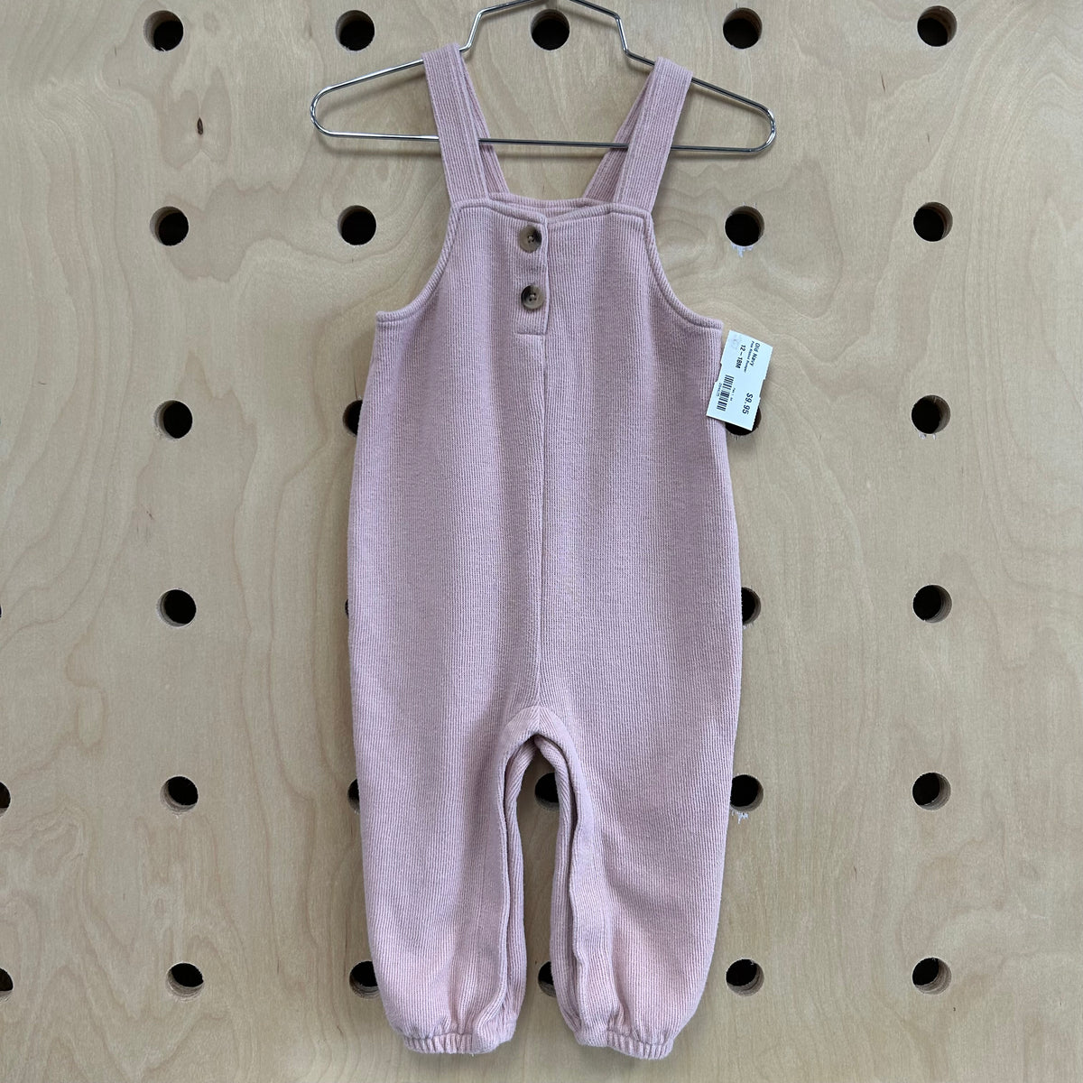 Pink Ribbed Romper