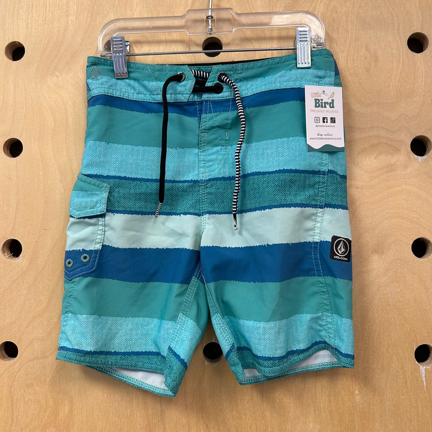 Blue Mod-Tech Swim Board Shorts