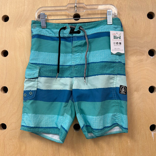 Blue Mod-Tech Swim Board Shorts