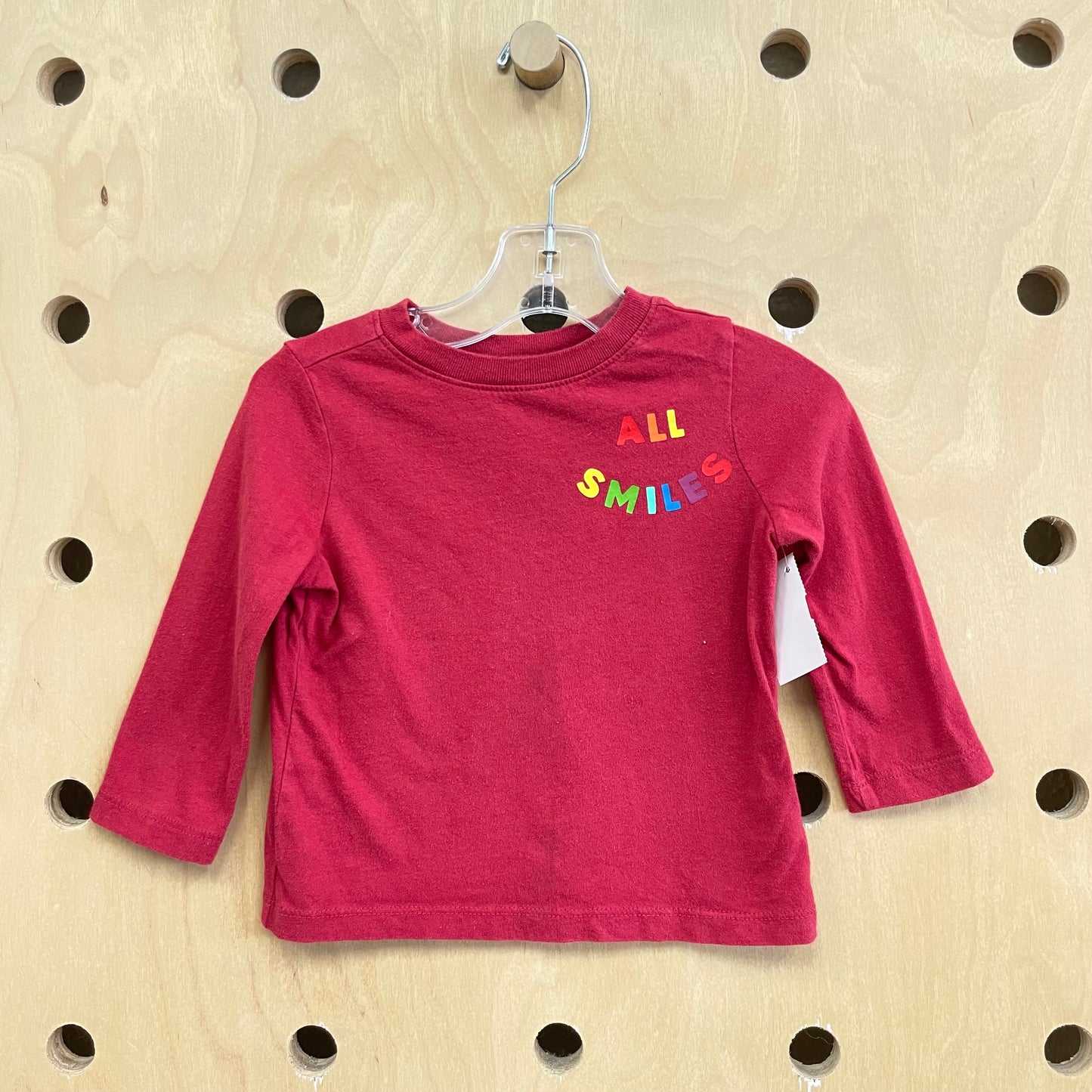 Red All Smiles Long Sleeve