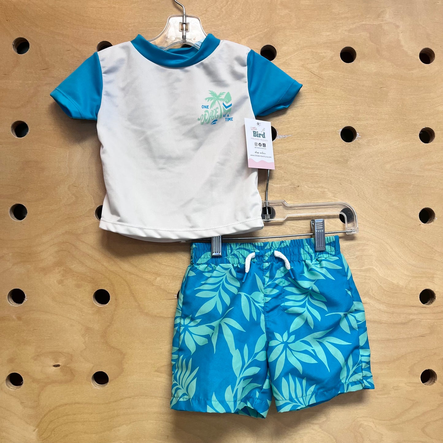 2pc 'One Wave At A Time' Swimsuit