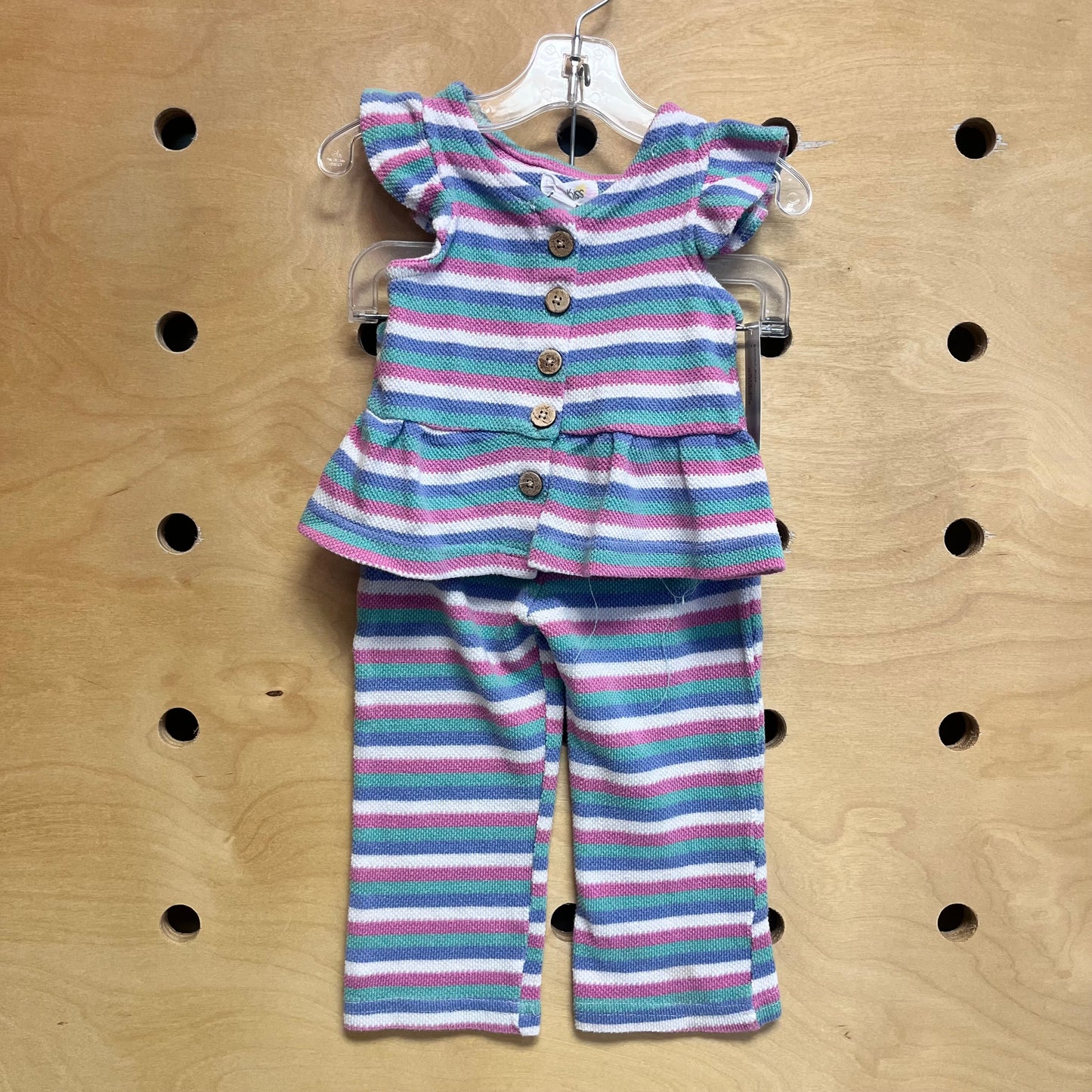 Multicolor Striped Outfit