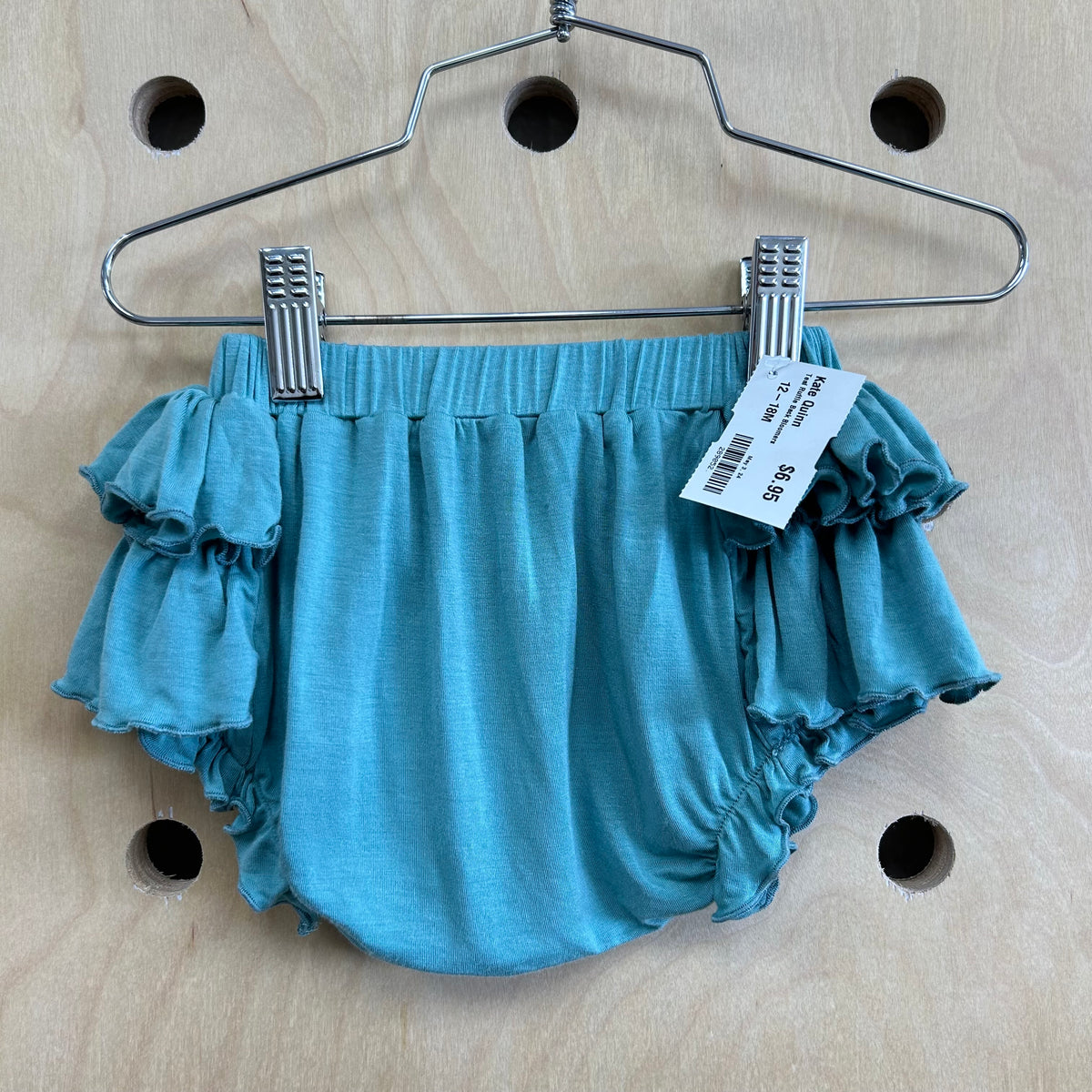Teal Ruffle Back Bloomers