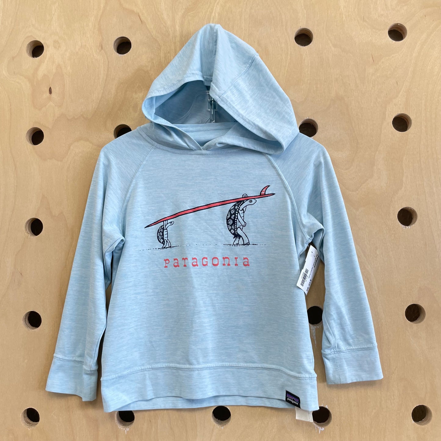 Blue Surf Turtles Capilene Hoodie
