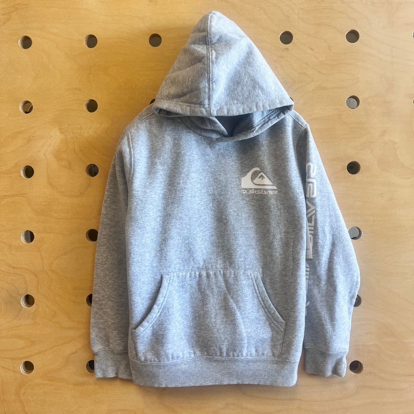 Heathered Grey Logo Hoodie