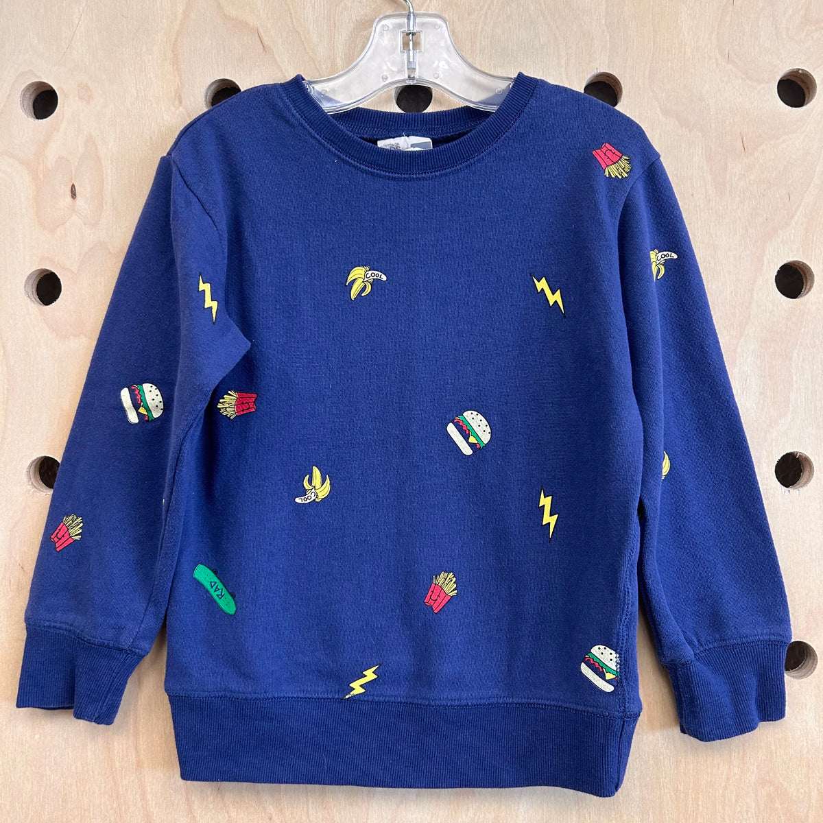 Fast Food Blue Sweatshirt