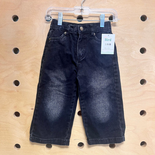 Black Wide Leg Denim
