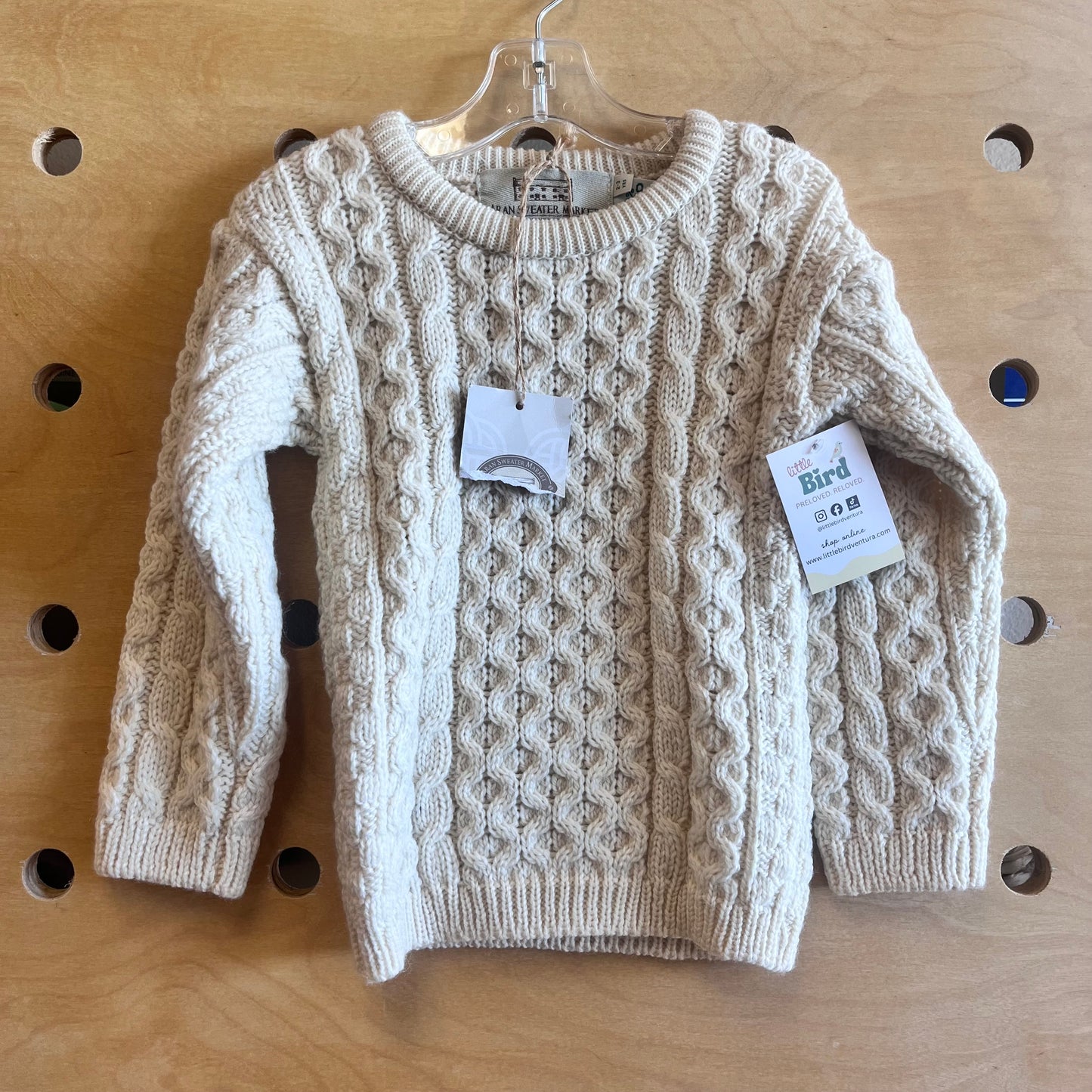 Cream Merino Wool Sweater NEW!