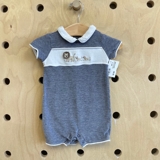 Blue Lion Short Romper
