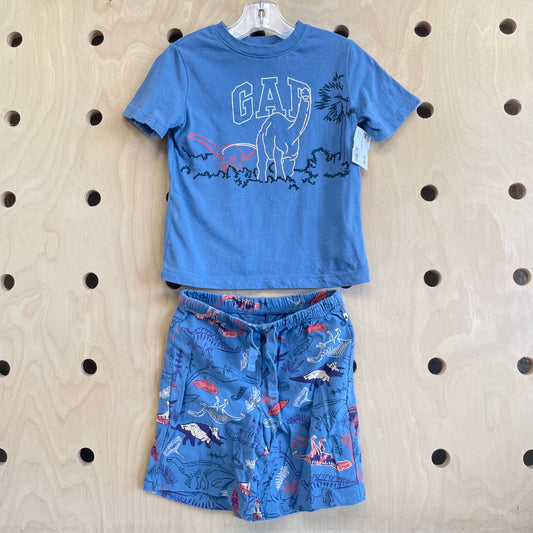 Blue Dino Logo Pajamas