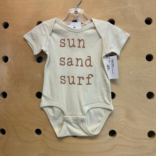 Tan 'Sun Sand' Cotton Bodysuit NEW!