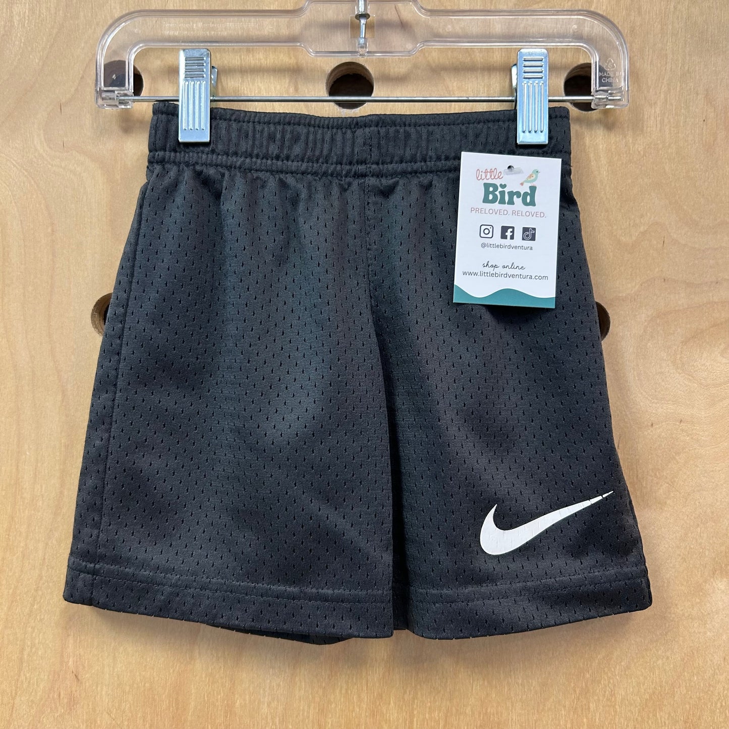 Grey Mesh Shorts