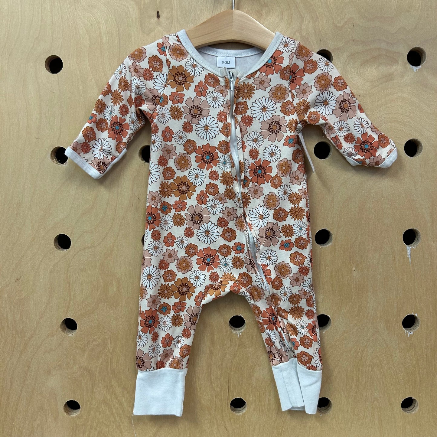 Oranges Floral Zippy