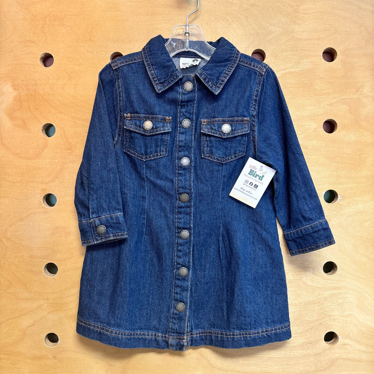 Dark Wash Denim Dress