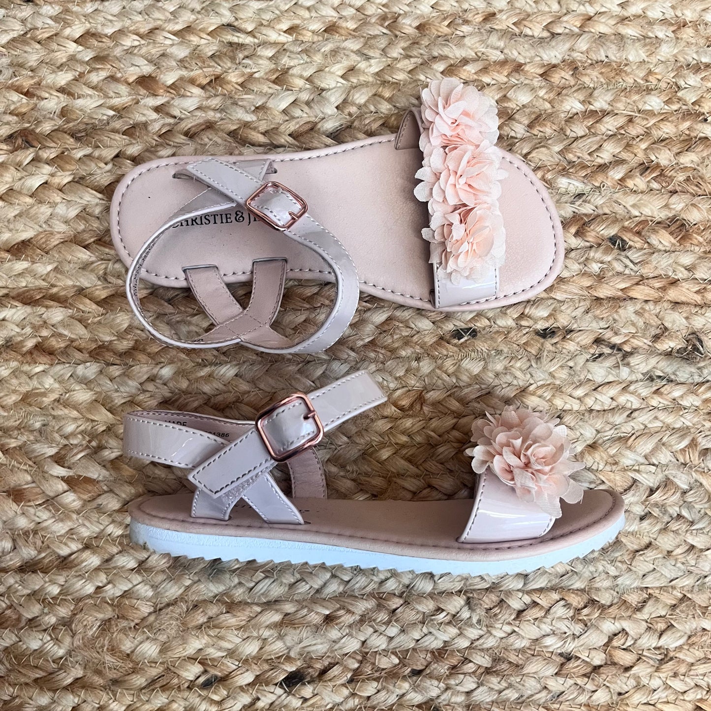 Pink Floral Sandals