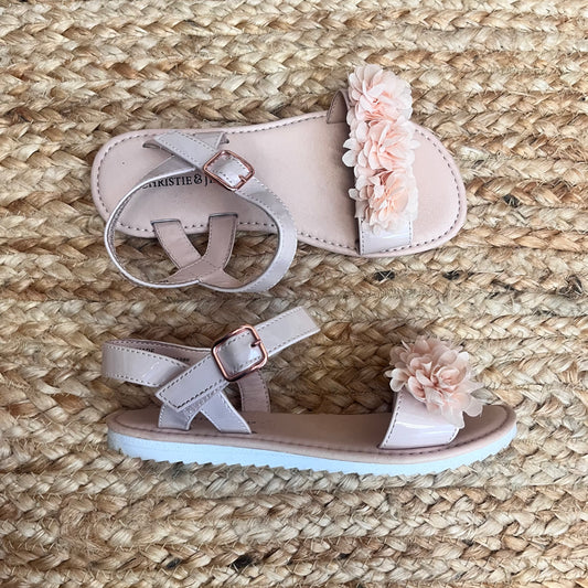 Pink Floral Sandals