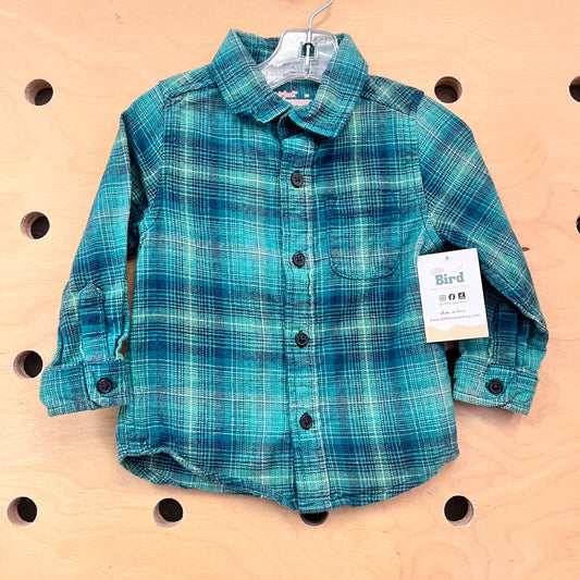 Green/Blue Plaid Flannel
