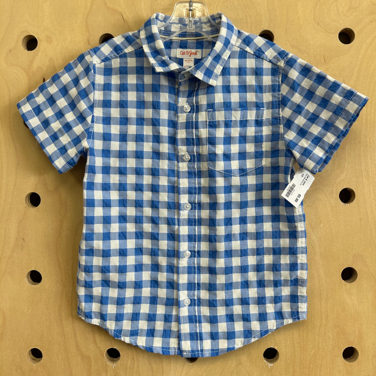 Blue Plaid Button Up