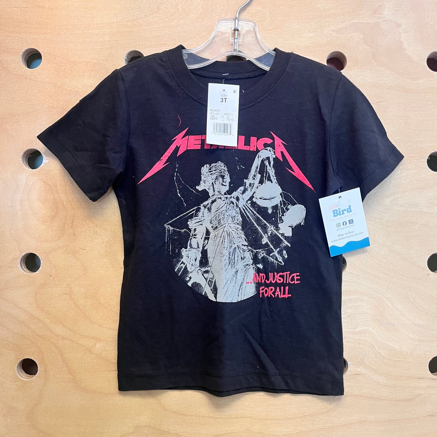 Black Metallica Tee NEW!