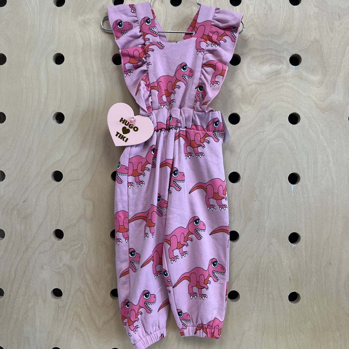 Pink Dino Pinafore Jumper NEW!
