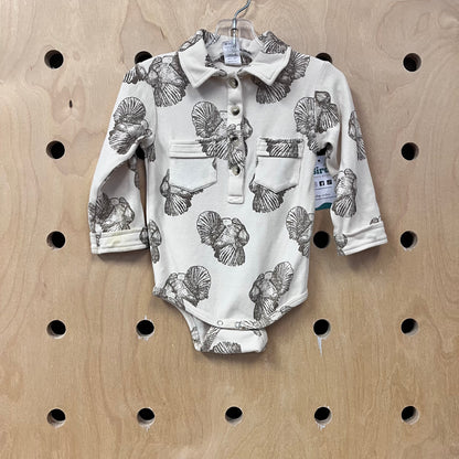 Organic Goldfish Polo Bodysuit