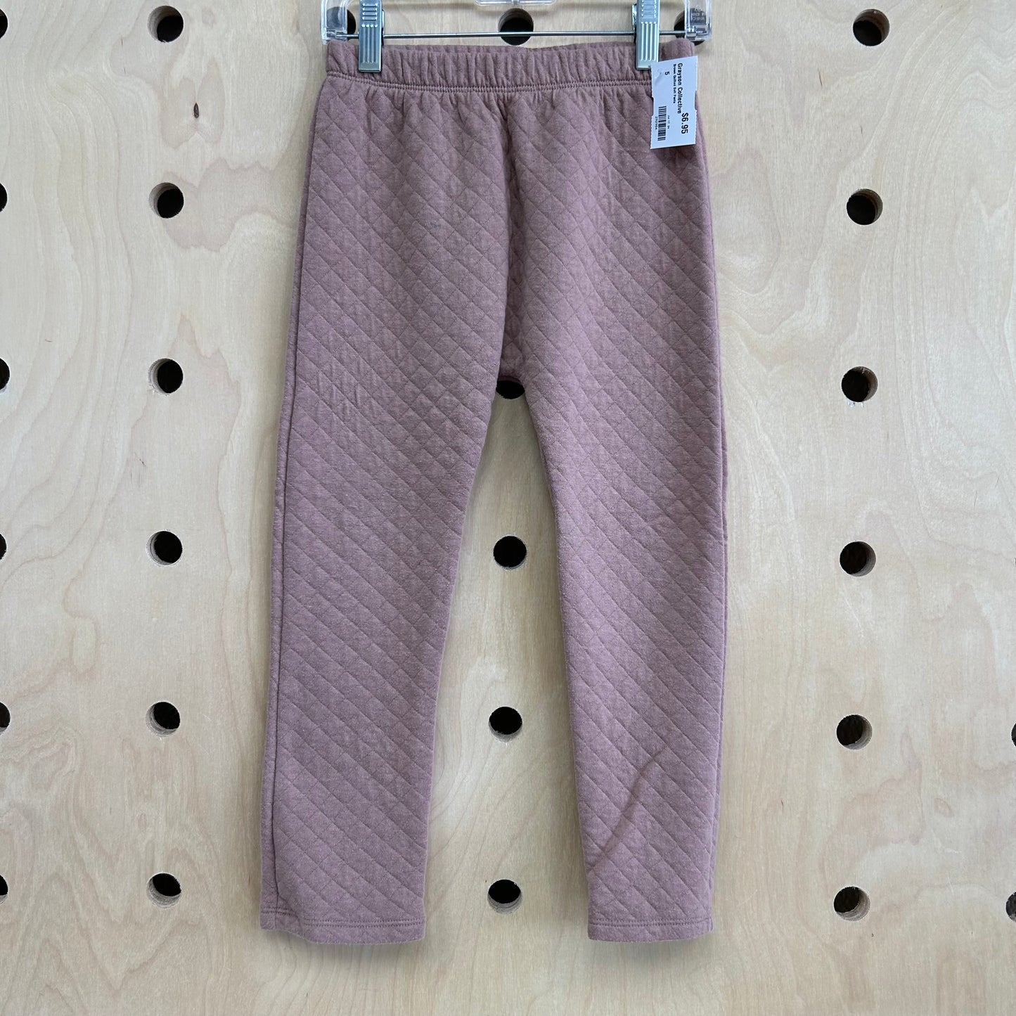 Brown Quilted Soft Pants