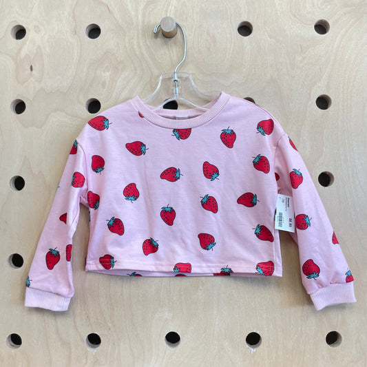 Pink Strawberries Top