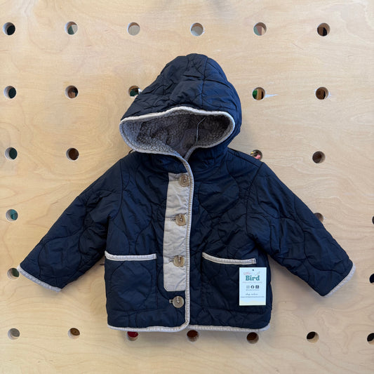 Black/Beige Lined Jacket