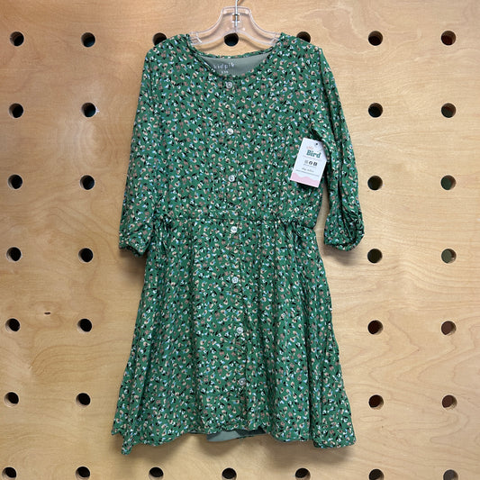 Green/Pink Floral Dress