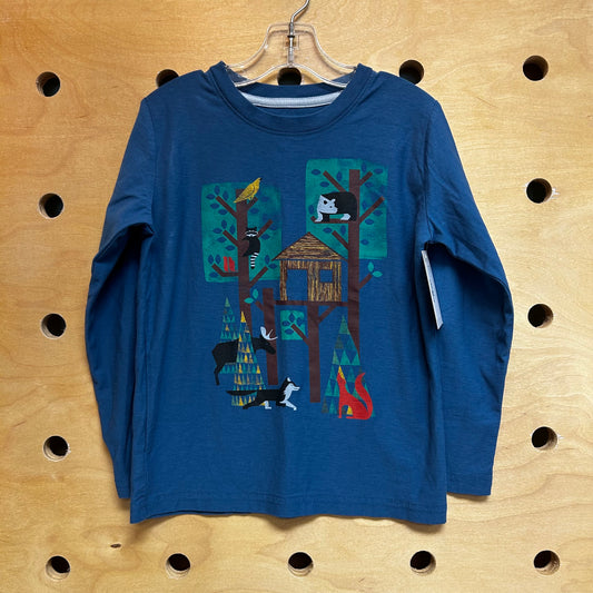 Blue Forest Treehouse Tee
