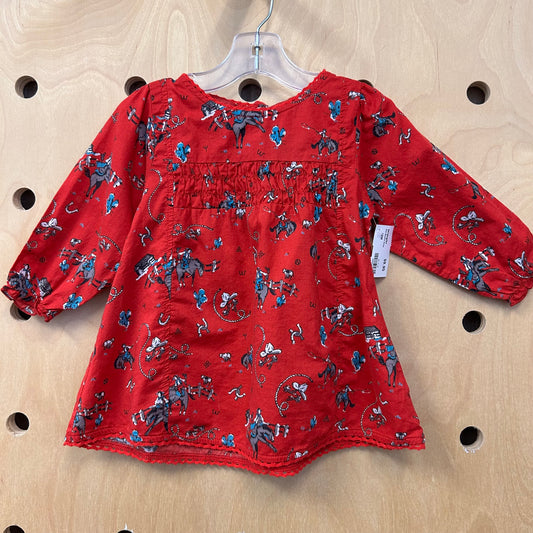 Red Western Dress